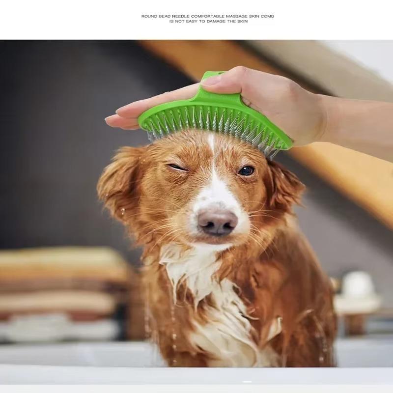 Bathing Brush 1PC Cat & Dog Massage Comb Grooming Comb Cleaning Pet Supplies Hair Smoother Get Rid of Fluffy Hair