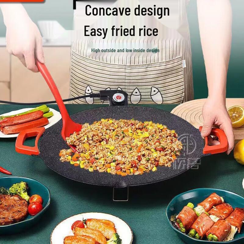 ZISIZ Round Electric Griddle