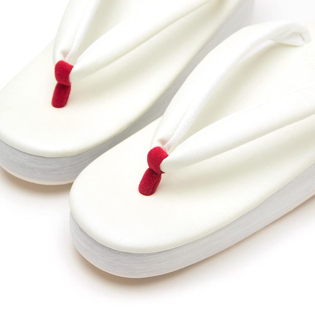 Calen Cafe Zori F293 Japanese shoe size [Hishiya Blosso] Women's No. Off-White (Off-white, dimensions, Adult, Length/Dimensions/Weight (Range), 23.5