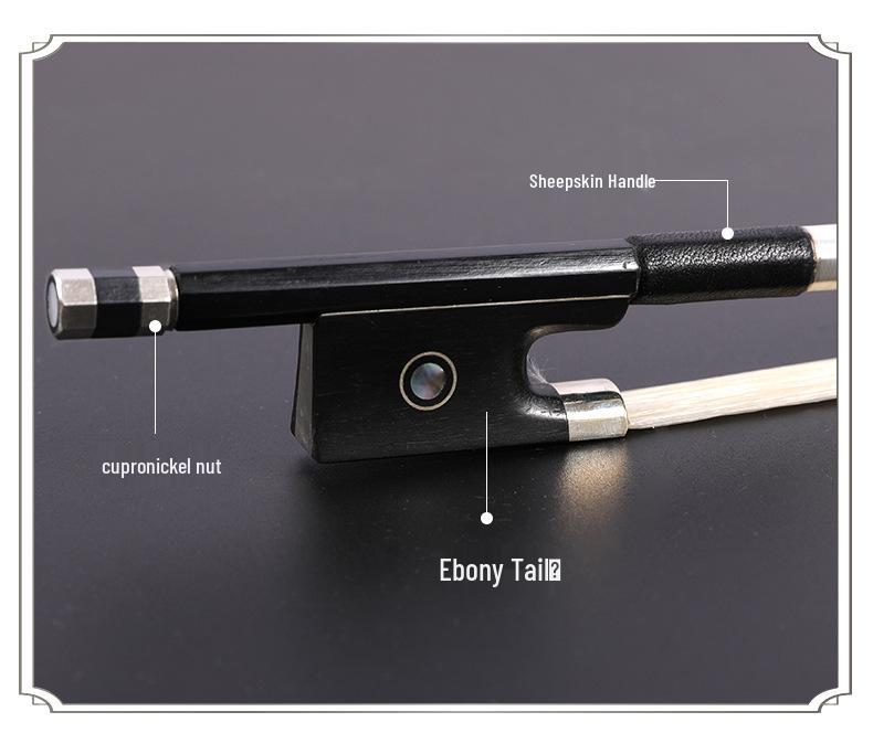 Brazilwood Violin & Cello Bow, Octagonal & Round, Sizes 1/2, 3/4, Full (4/4, 8/8), Horsehair Accessories