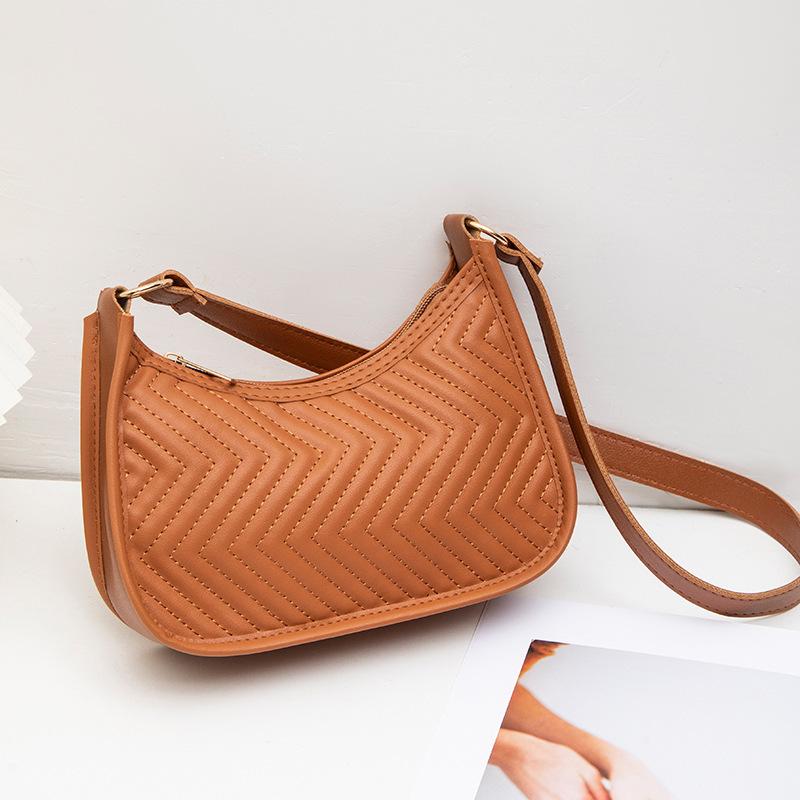 Small bag women's autumn and winter trend shoulder bag simple fashion messenger bag underarm women's bag
