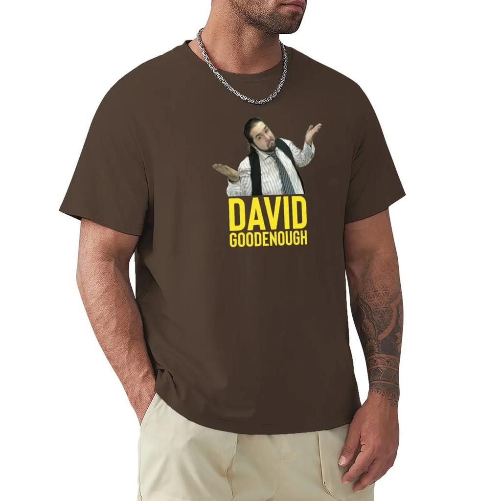 Attic Player  JdG David Goodenough TShirt Blacks Shirts Graphic Tees Customs T Shirts for Men