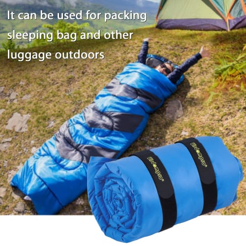 Wisdompro Luggage Securement Straps, Velcro Cable Ties, Non-Stretch, 5cm x 94cm, Set of 4, for Motorcycles, Cars, Outdoor Activities, Futons, and Disa