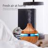 Wood Grain Ultrasonic Aroma Diffuser,300ml Cool Mist Air Humidifier with 7 Color LED Night Light for Home,Bedroom,Office