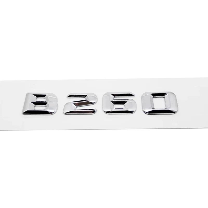 BKS2 Car Letter Sticker Rear Badge Embedding Emblem For Mercedes Benz B Class B35 B45 B63 B180 B200 B220 B250 B260 B300 Decoration