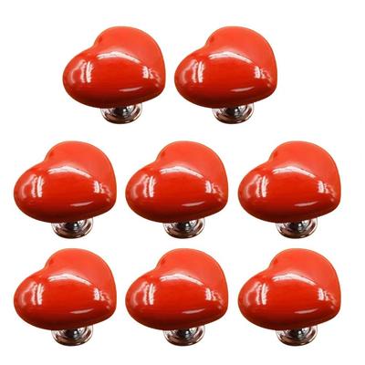 Toilet Button Heart-shaped Toilet Flush Button Replacement Set Easy Installation Reusable Clean Hygienic Toilet Press Buttons