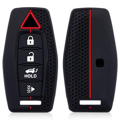 Silikon Schlüsselabdeckung Hülle Für Mitsubishi Outlander Glx Triton Gls Fernbedienung Smart Key Halter Autoschlüsselanhänger Schutz