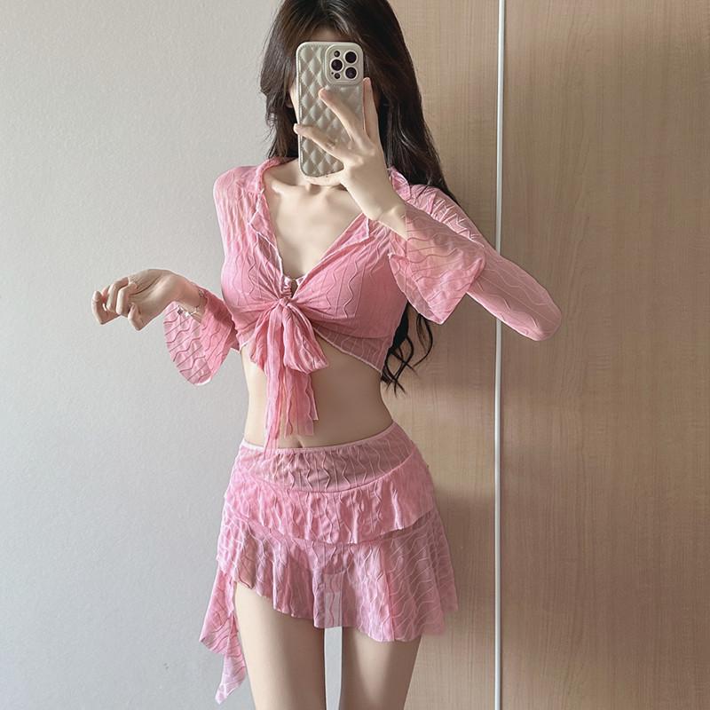 Mondschein-Serie: 2025 Feenstil Damen Vier-Teile Badeanzug-Set