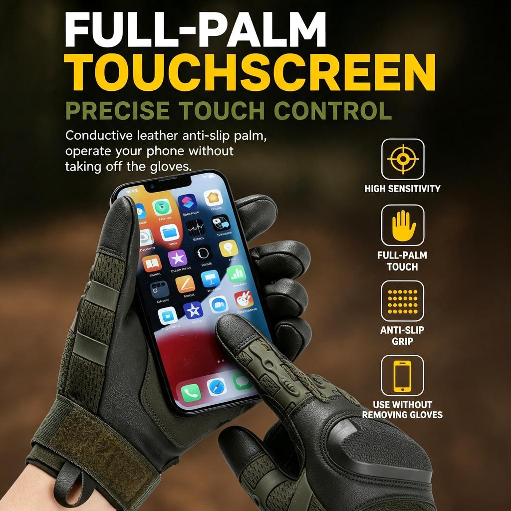 Full Finger Gloves Protective Gloves Motorcycle Climbing Outdoor Sport Gloves