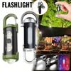 Rechargeable Keychain Flashlight,Multi Modes COB LED,Portable Hook,Type-C,Emergency Light,Red Blue Warning,Camping,Outdoor,EDC
