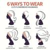 4 STÜCKE Boho Mode Breite Stirnbänder Schweißabsorbierendes Kopftuch Böhmische Haaraccessoires für Sport Tennis Fitnessstudio Übung MIAO-US