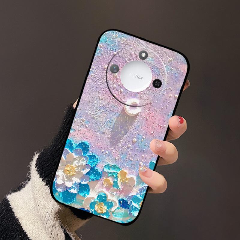 Luxury Cartoon Case For Honor X60 Soft TPU Silicone Phone Back Cover For Huawei Honor X60 BRC-AN00 Shockproof Bumper Phone Bags