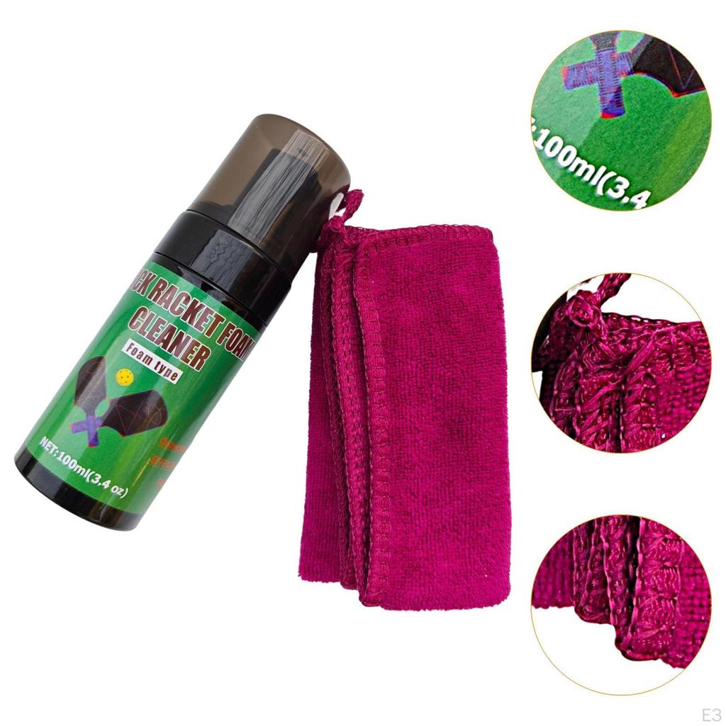 100 Ml Pickleball Paddle Cleaning Solution for Oil And Dirt Removal