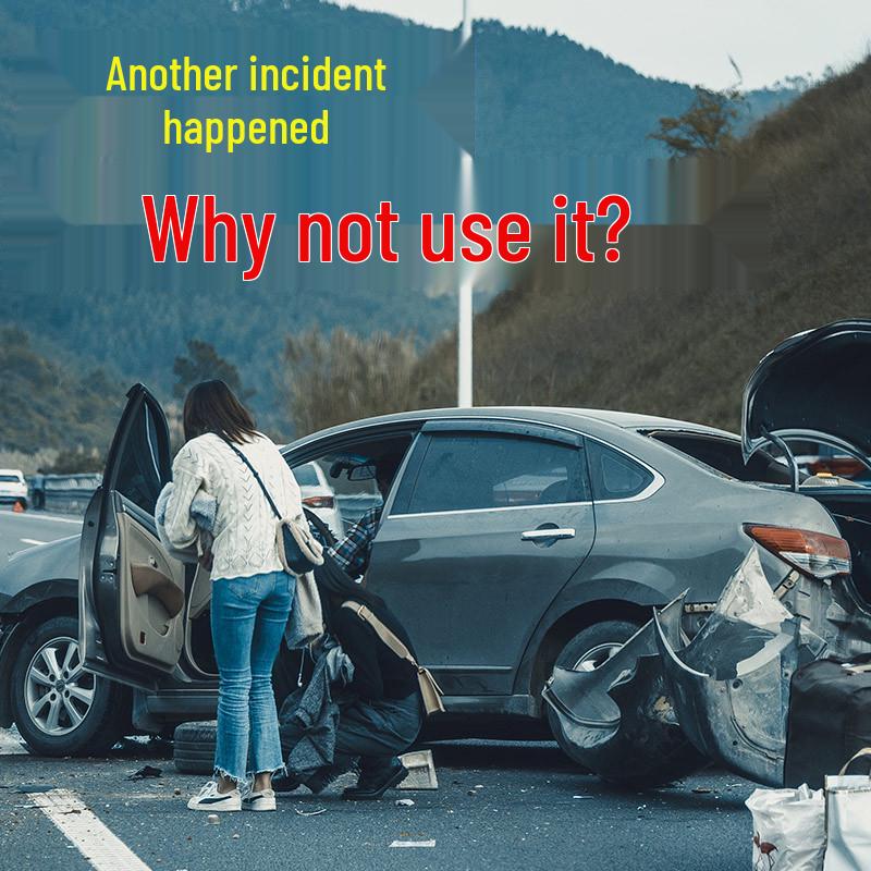 Reflective Folding Traffic Triangle Warning Sign for Car Parking