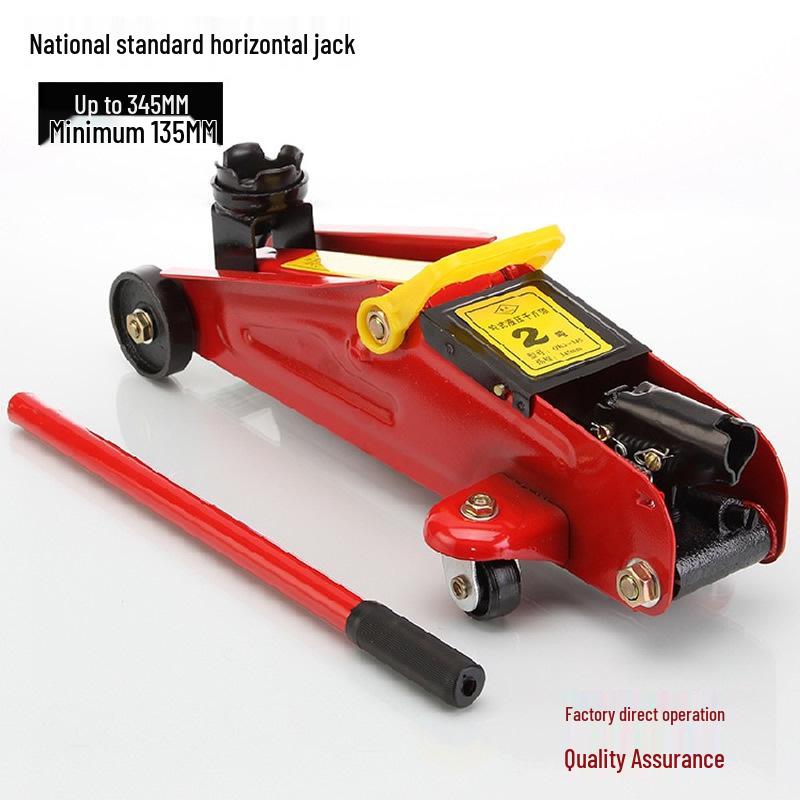 2 Ton Horizontal Hydraulic Car Jack for Tire Changes & Repairs