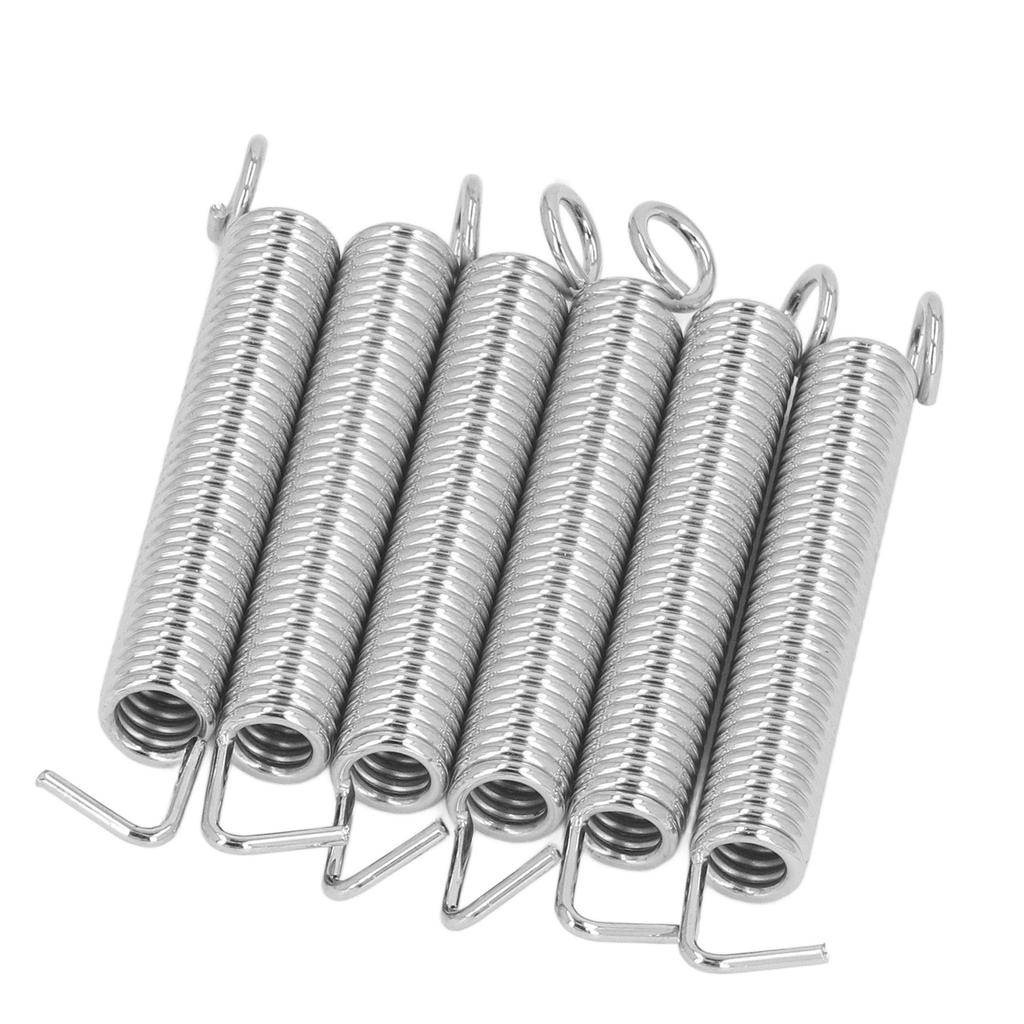 6Pcs Electric Guitar Tremolo Bridge Springs Metal Tailpiece Replacement Parts Hardware