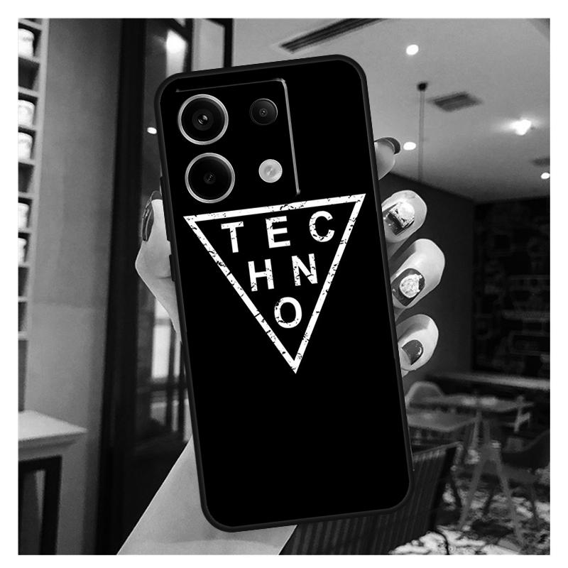 Love Techno Music Quotes Case For Xiaomi Redmi Note 13 Pro 12 11 9 10 12S 11S 10S 9S Redmi 13 12 10C 12C 13C Cover