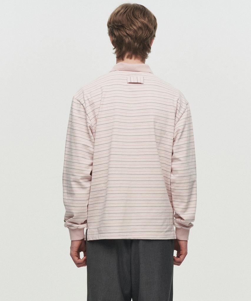 Hoite Het Oscar Stripe Polo (Light Pink)