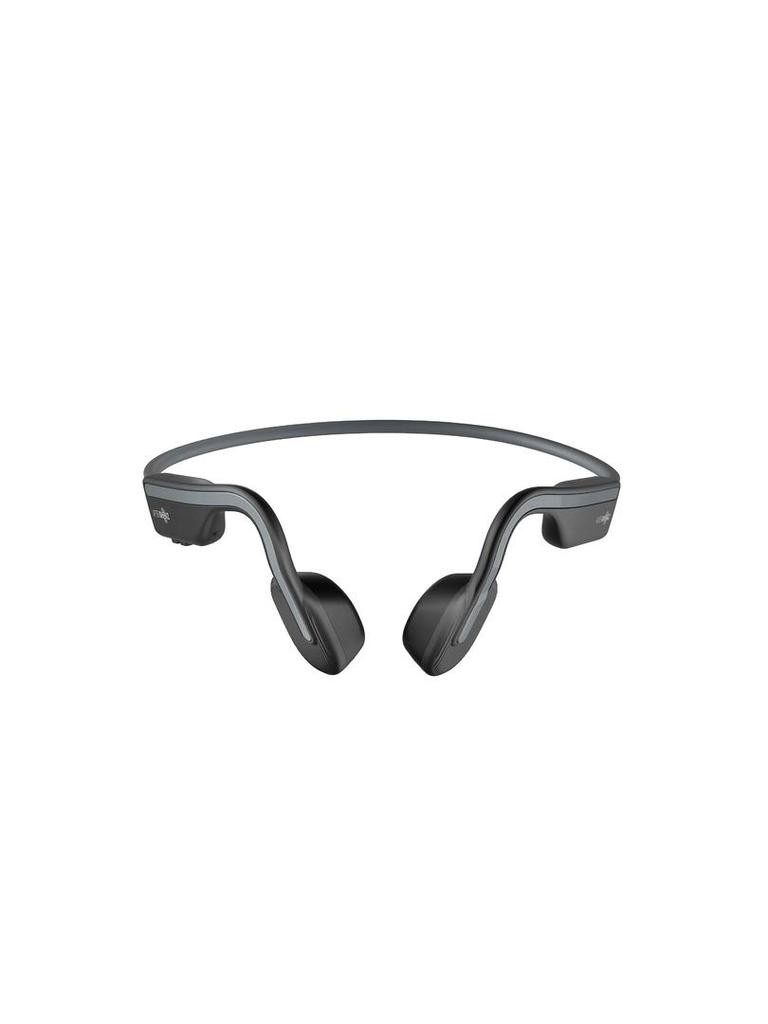 Aftershokz OpenMove bezdrátová sluchátka Bone Conduction Aftershokz Bluetooth s mikrofonem Bluetooth Sportovní Vodotěsné Prachotěsné IP55 (Břidlicově šedá)