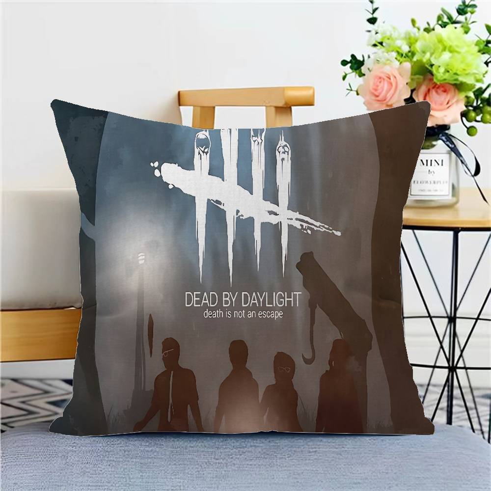 Game D-Daylight By D-Dead Pillow Covers Cartoon Sofa Decorative Home Double-sided Printing Short Plush Cute Cushion Cover