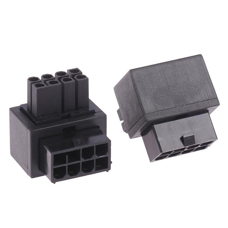 Placa-mãe Cpu 8Pin Conector de direção hidráulica 8Pin Adaptador de 90 graus Interface de energia Cabeça de direção