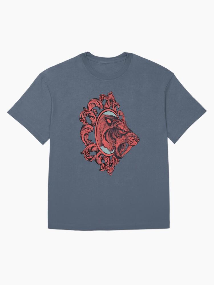 Tiger In the Mirror Oversized T-Shirt