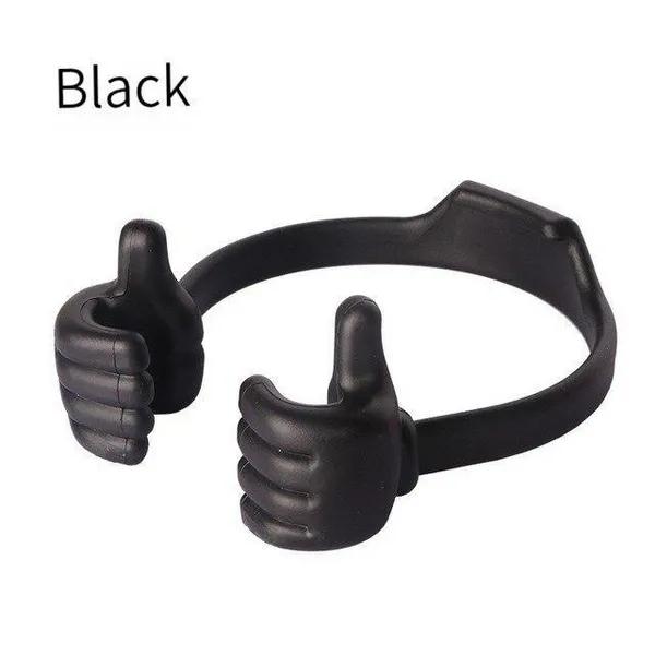 Thumbs Up Phone Holder Lazy Mobile Phone Thumb Stand Portable Elastic Creative Universal Cell Phone IPad Stand Phones Bracket