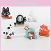Entzückende Studio Ghibli Charakterfiguren, darunter Ponyo, No Face und der Weiße Geist, lustige Spielzeugsammlung