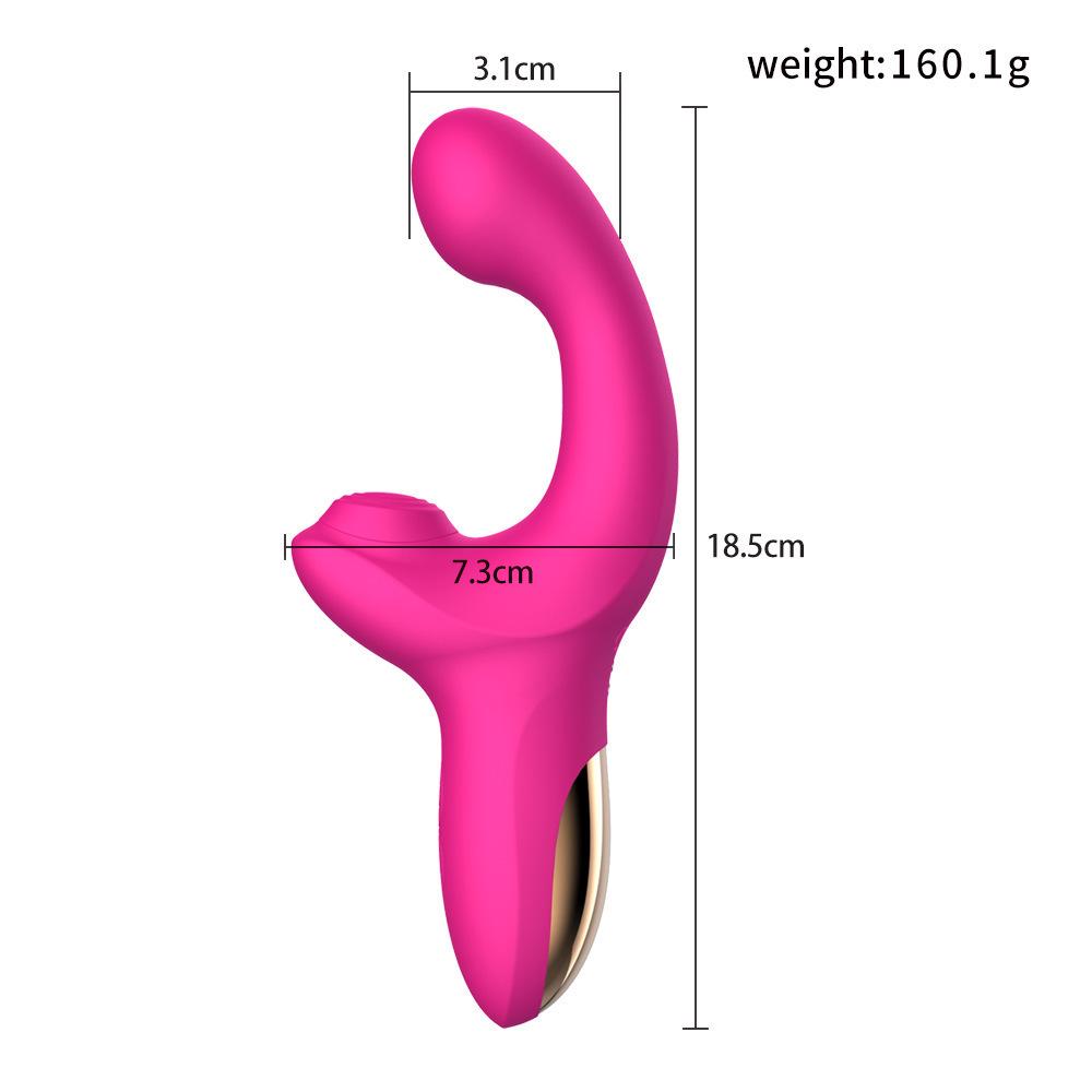 G-Spot Vibrating Massager Stick - Thousand-Person Charm Climax Sucking Erotic Toy for Women