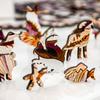 Wooden butterfly puzzle colorful a4 jigsaw puzzle 104 pieces father's day