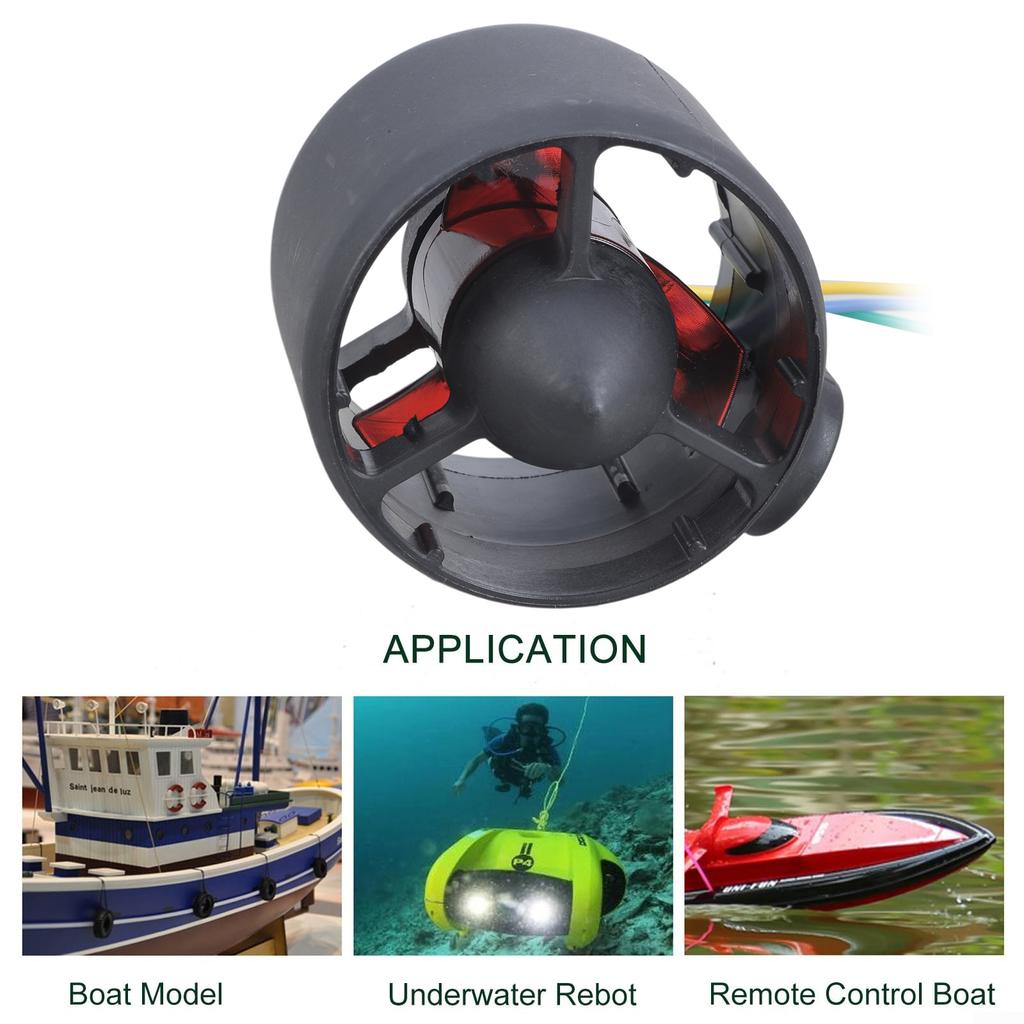 High Performances Underwater Thruster Brushless Motor For Remote Control Boat Ship Model 2000m Depth Stable Construction