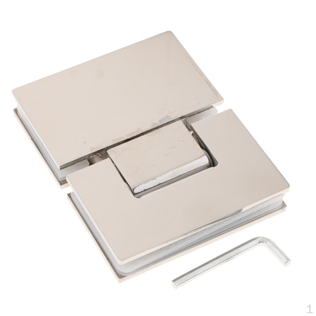 Adjustable Glass Shower Hinges Tempered Clamp Connector Doors