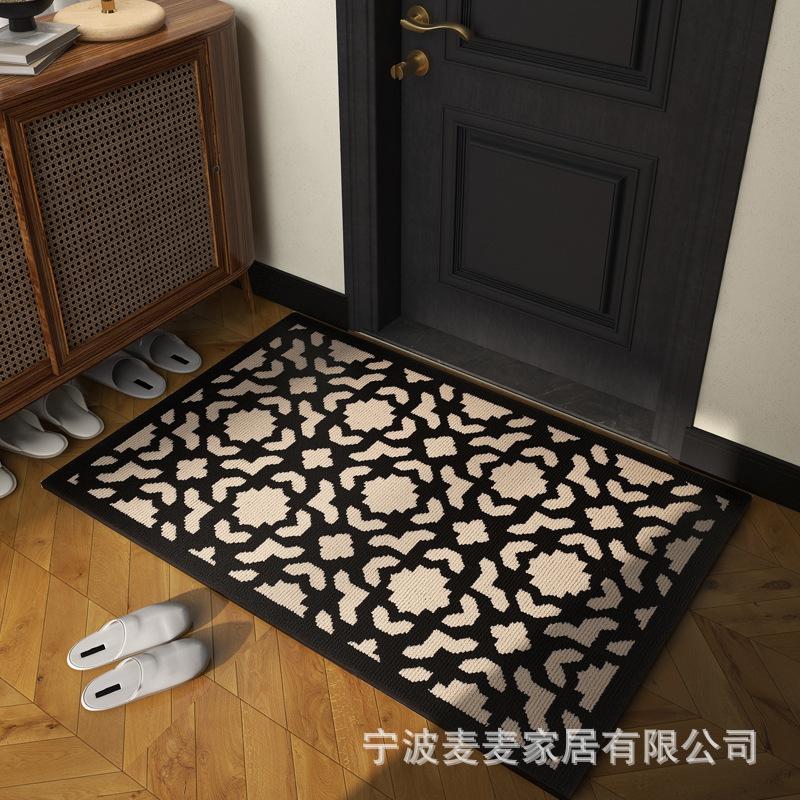 New Chinese High-end Entry Mat Entry Door Mat Living Room Entryway Bed Rug Doorway Foot Mat Resistant To Dirty Household