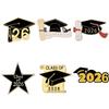 Zinc Zinc Alloy Graduation Season Pins Class of 2026 Doctorial Hat Brooch Mortarboard Brooches  Student Gift