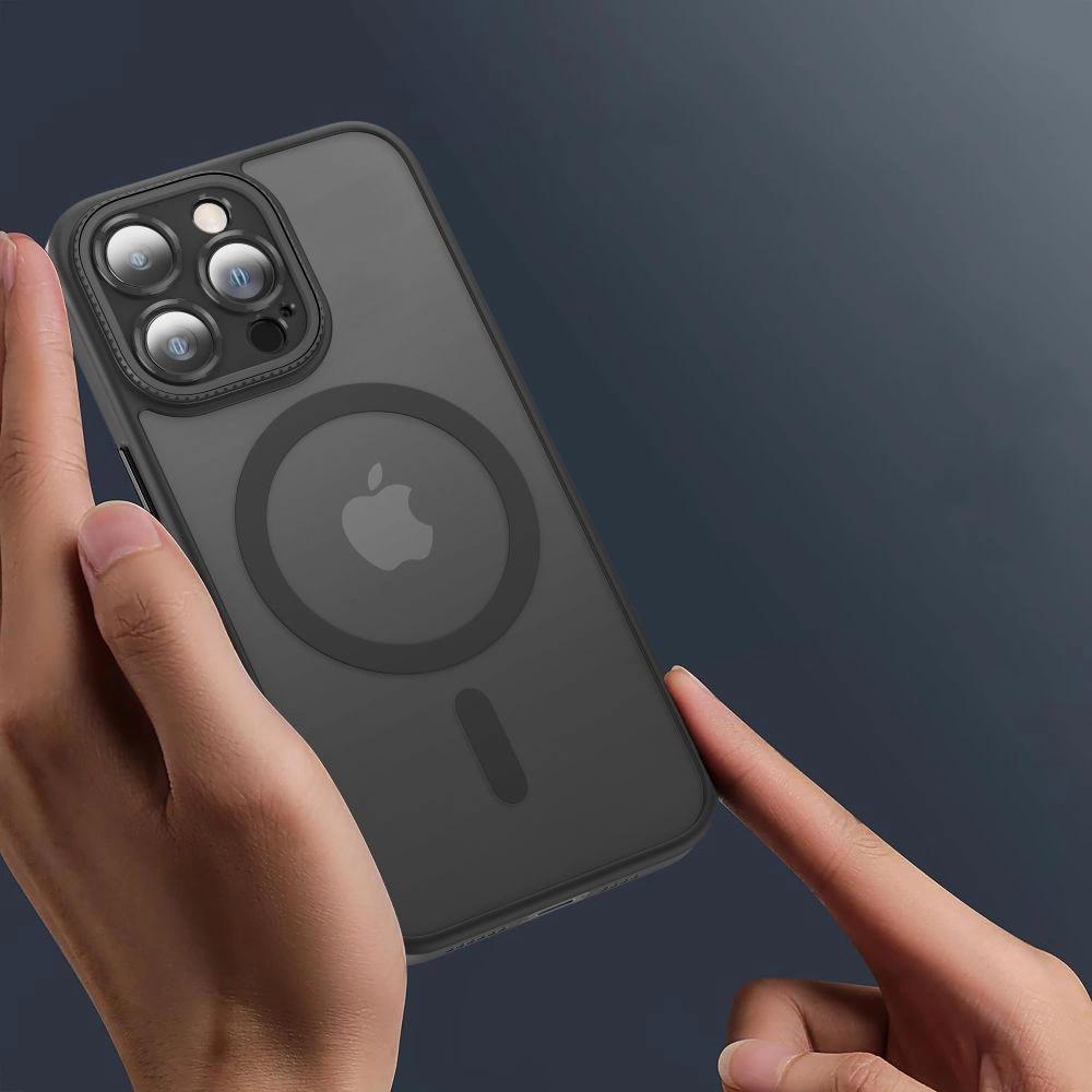 Etui Tech-Protect Magmat Cam+ Magsafe Na Iphone 15 - Czarny Mat