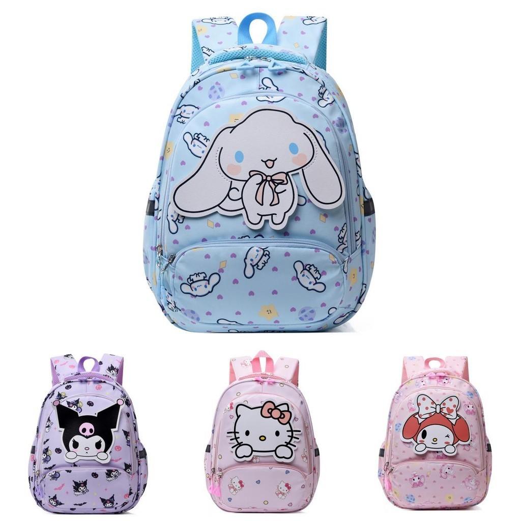Adorable Cartoon Kids Backpack For Preschool Girls Nylon Lightweight School Bag