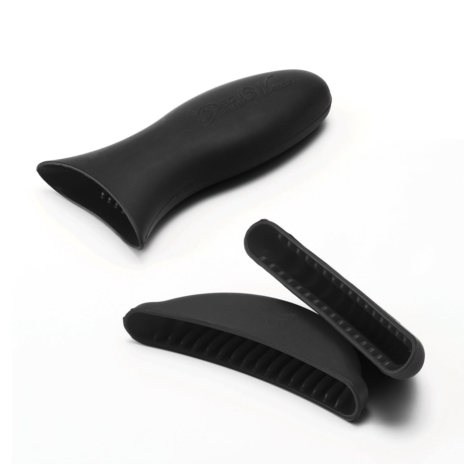 

Силиконовый изолированный ручной термостойкий нескользящий силиконовый термостойкий рукав чёрный