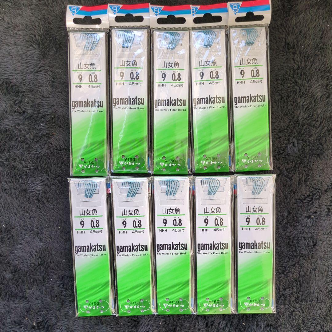 Used BDT) Gamakatsu Yamame Fish Blue Threaded Needle 9-0.8 Set of 10 New Unused