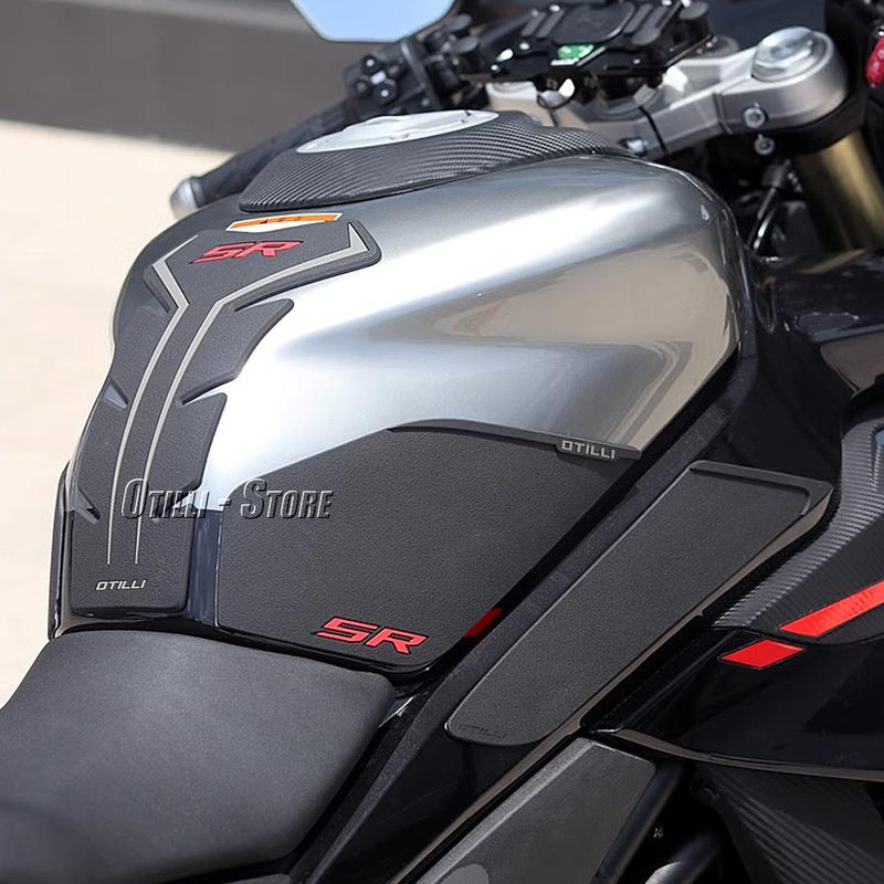 For CFMOTO 450SR 450sr 450 SR 2022 2023 2024 New Motorcycle Rubber Fuel Tank Decoration And Protection Stickers Pad Decals