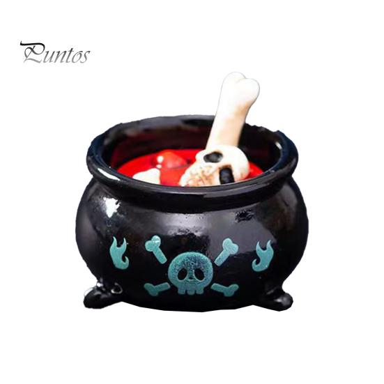 Halloween Aquarium Ornaments Miniature Resin Ornaments, Micro Landscape Desktop Decor, Horror Party Table Decor Scene Accessories for Fish Tank