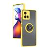 Armor Matte Case for Motorola Moto Edge 40 Neo Edge 30 Fusion Ultra Cover Ring Magnetic Holder Stand Business Full Protection
