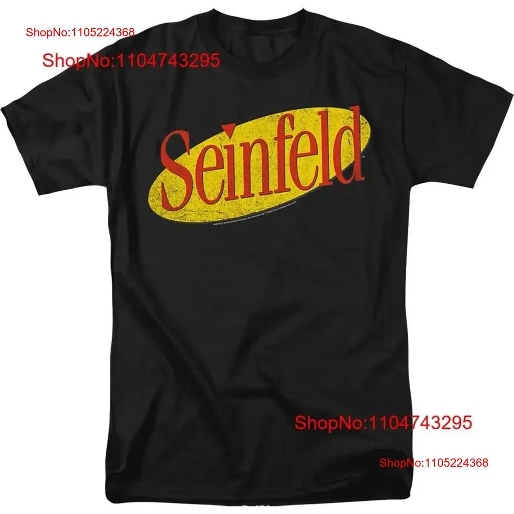 Classic Logo Seinfeld T Shirt vintage Washed designer clothes fashion Slightly Stylish graphic Stretched Soft Breathable