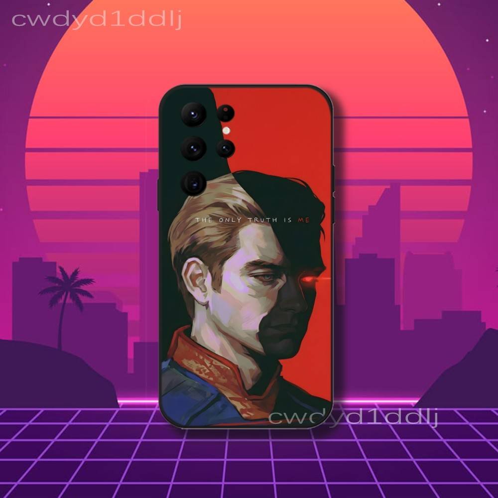The H-Homelander Phone Case For Samsung S10,S21,FE,S21 ,S26,S25,S24,S23,Ultra,S9,S22,Plus Black Shell Cover