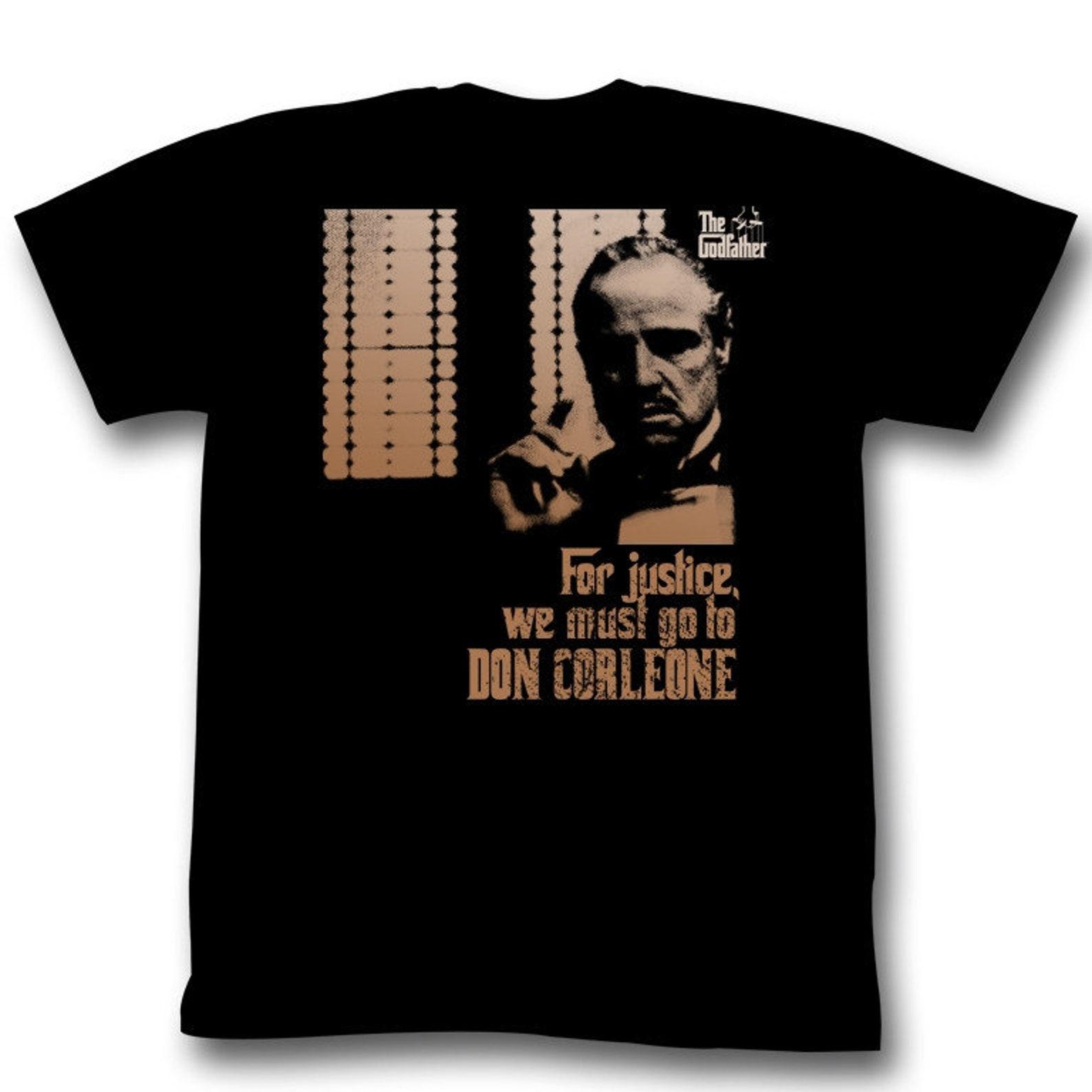 Godfather Justice Black Adult T-Shirt XL