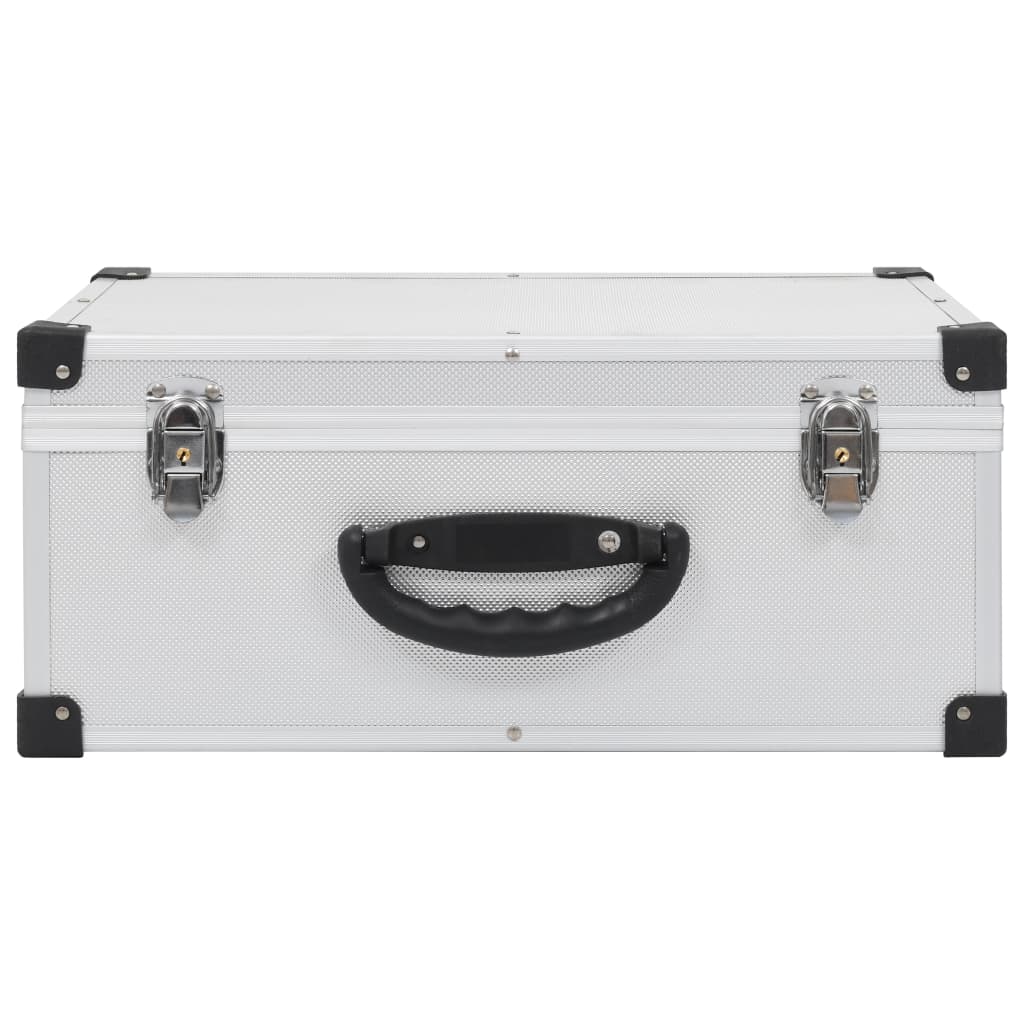 CD Case for 60 CDs Aluminum ABS Silver