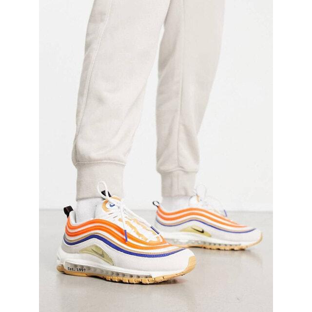

Бело-оранжевые кроссовки Nike Air Max 97