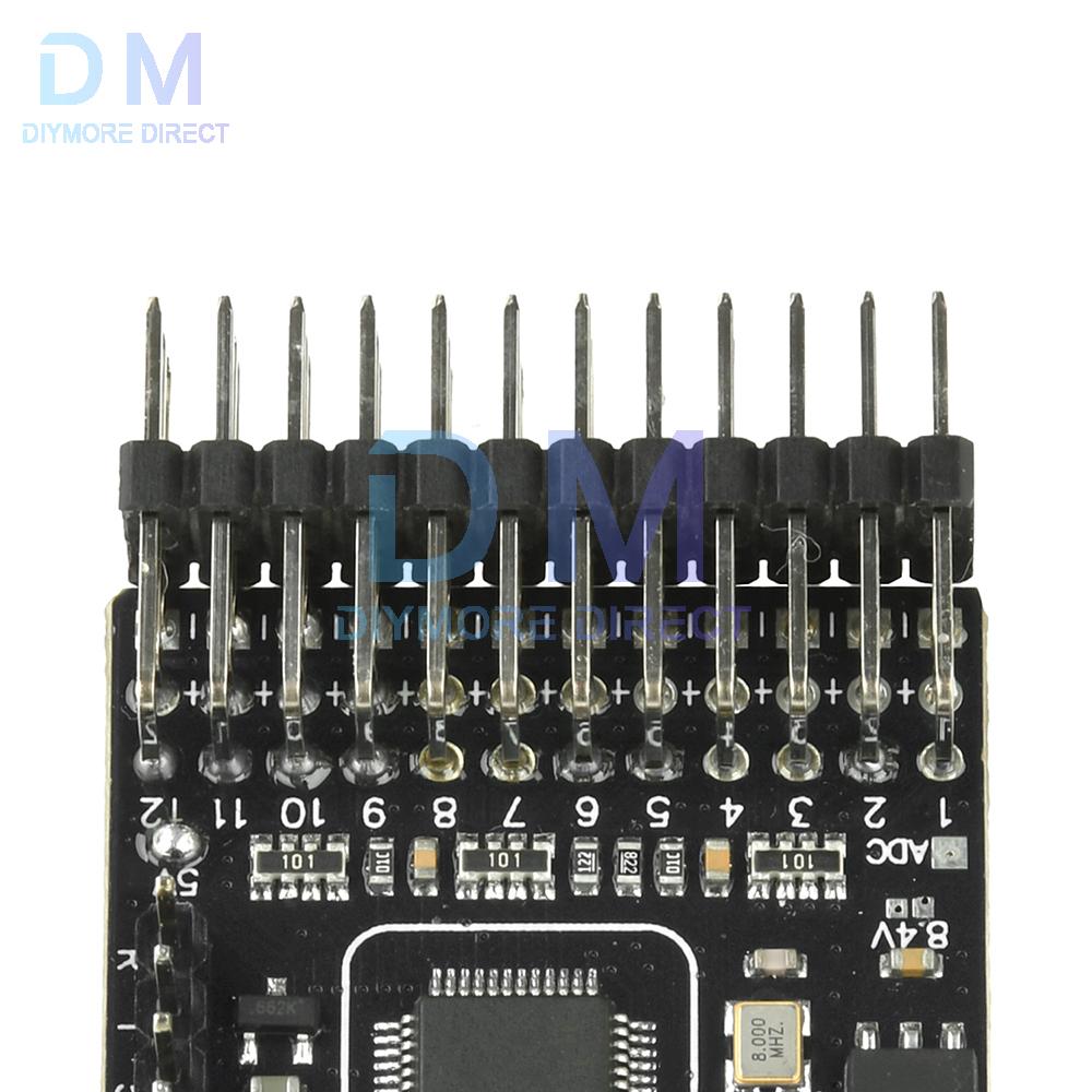 DC5-12V 12CH PWM Converter Board for FPV Drone Receiver, High Voltage Servo Stable Drive, Signal Conversion Module