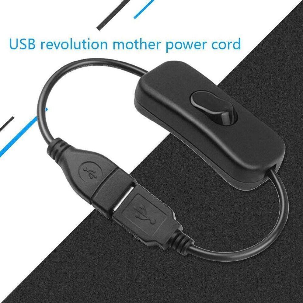 

USB-кабель Lvye с переключателем управления включением / выключением удлинителя черный