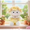 Sleep Hat Baby Sheep Plush Doll With Polyester Fiber For Sleep Aid Kids Nighttime Comfort Gift