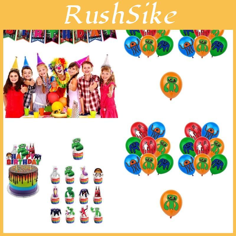 Banban Garten Thema Kindergeburtstag Party Zubehör Deko Set Banner Topper Kuchen